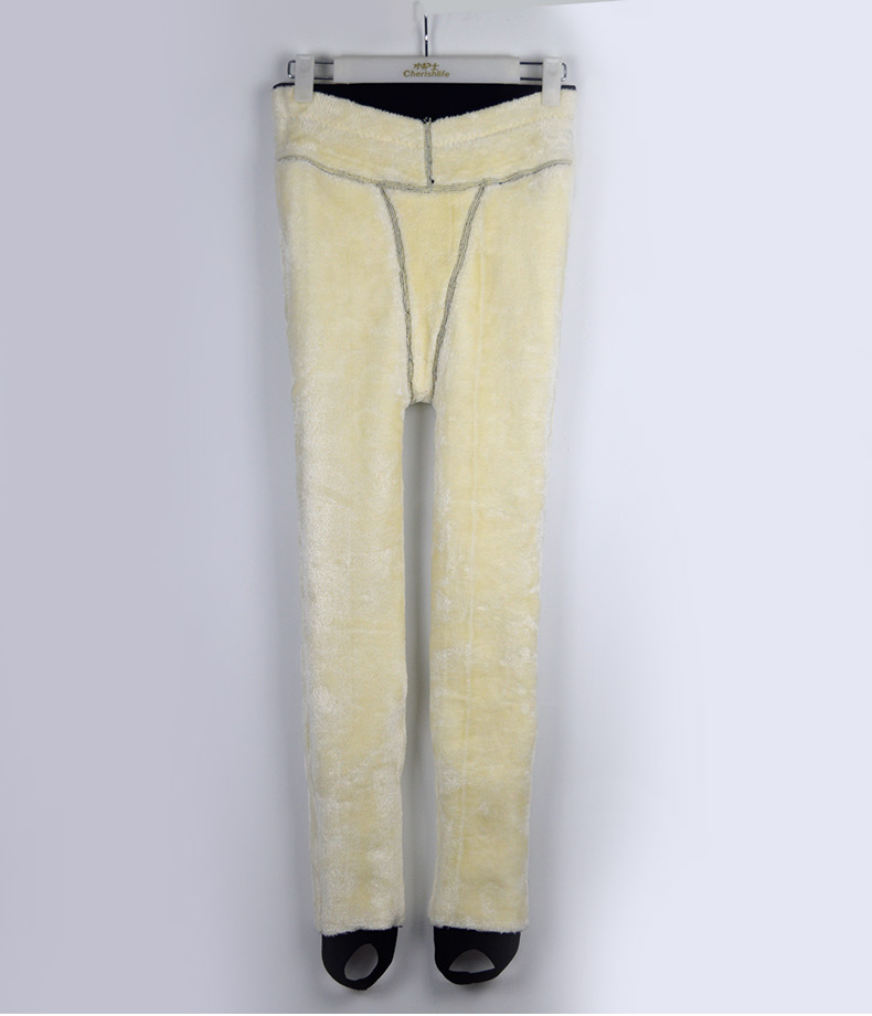 Quần legging nữ y tá mặc quần cạp cao thon dày và nhung dày ấm quần mùa đông quần ấm - Quần nóng lên bán quần tất thu đông nam nữ