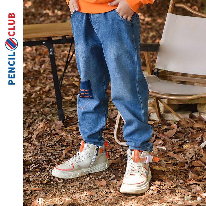 铅笔俱乐部 22年秋冬新款 儿童弹力牛仔裤 天猫优惠券折后￥69包邮（￥124-55）男、女童90~160码可选