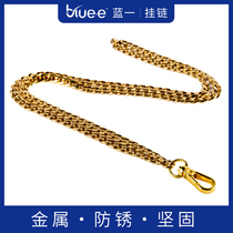 BLUEE timer special metal stainless steel hanging chain stopwatch referee coach sports chain gold and silver color 015