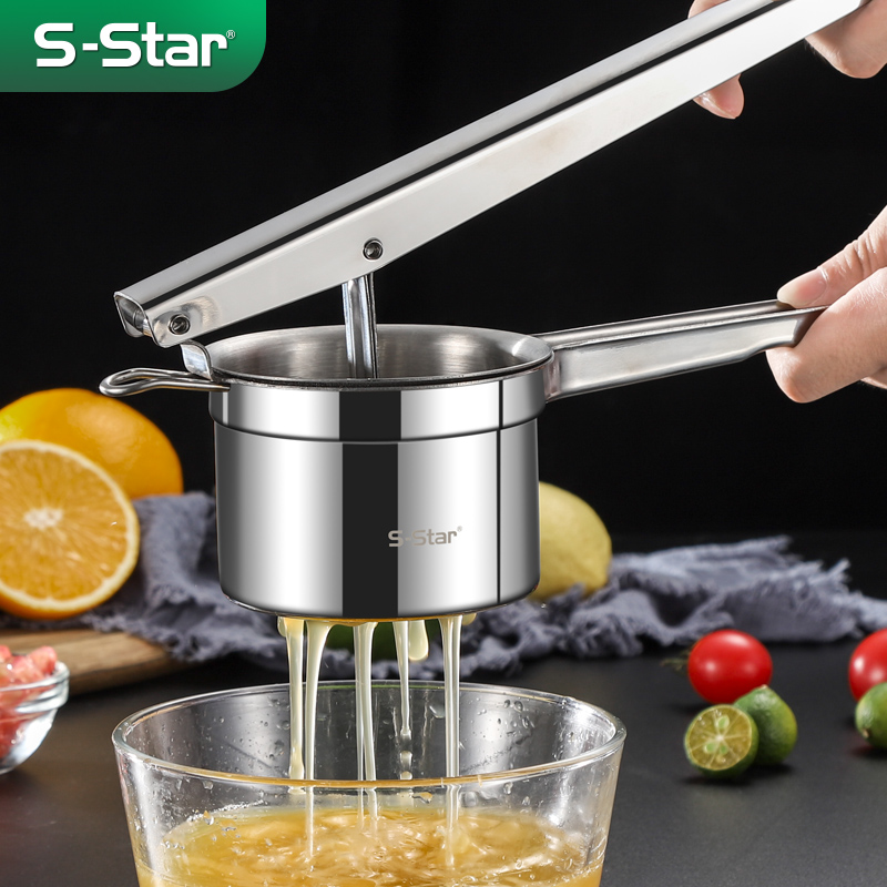 304 stainless steel manual juicer juicer juicer machine home extrusion multifunctional mashed potatoes pressed lemon orange fruit