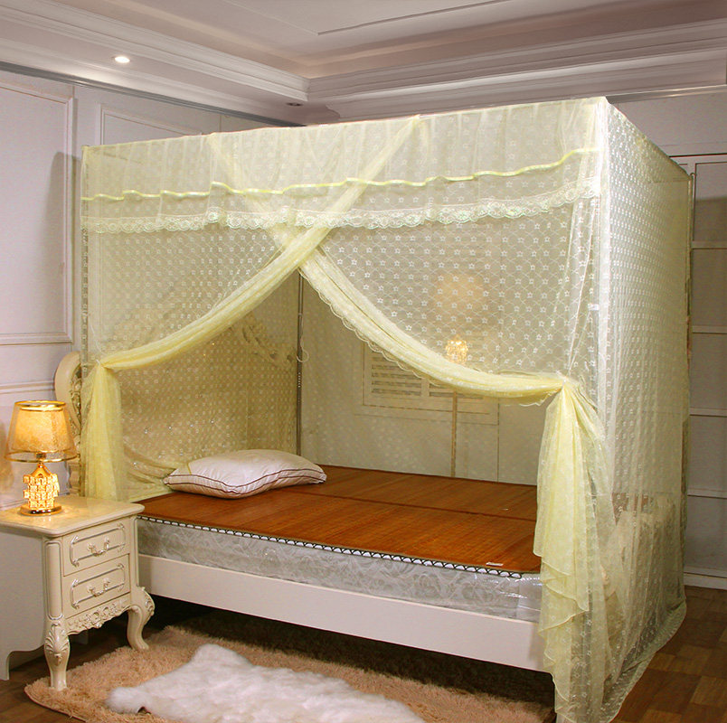 New mosquito nets Home 1 8m beds 1 2 m 2 0x2 2 floor thickening encrypted palace bed nets 1 5 m beds-Taobao