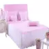 Phiên bản tiếng Hàn của váy ngủ bằng vải bông và bông phủ giường đơn màu 1,5 / 1,8 m Công chúa trải giường khăn trải giường spa giá rẻ Trang bị tấm
