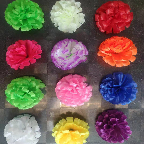 13 cm flashing cloth electronic wreath flower accessories material simulation plastic flower ball fake flower funeral supplies Daquan