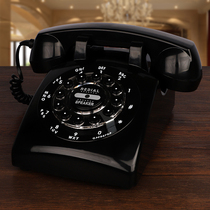 Themed hotel Telephone old-style keys vintage seating machine European-style antique antique home creative telephone