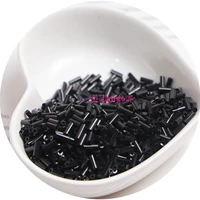 Бусины-трубочки 2*4,5 мм, прямой тюбик, 10 г.