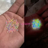 Флуоресцентный глянцевый браслет из бисера ручной работы, цепочка, ожерелье, 3mm