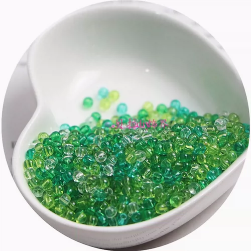 Высококачественные прозрачные бусины ручной работы, ожерелье и браслет, цепочка, аксессуар, аксессуары, 3мм