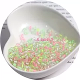 Флуоресцентный глянцевый браслет из бисера ручной работы, цепочка, ожерелье, 3mm