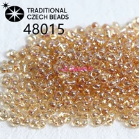 3х6мм 48015 Чешские перламутровые прозрачные бусины арахис 10г около 90 шт.