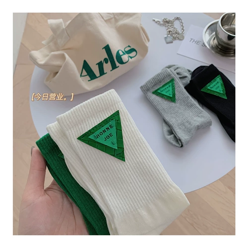 Модные японские цветные носки, 2022, в западном стиле, средней длины