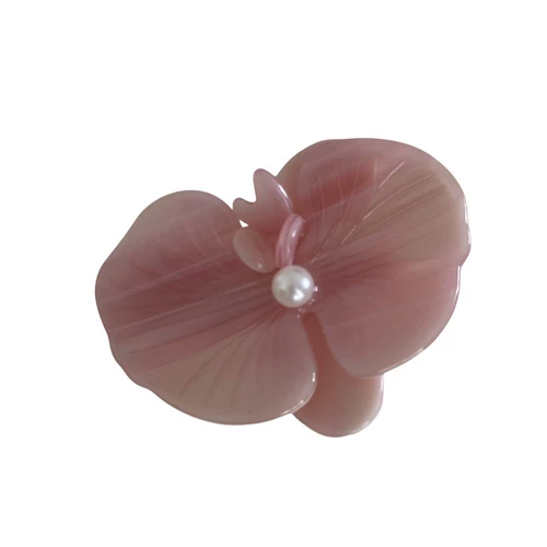 Фаленопсис, трехмерный цветок, текстура уксусной кислоты, заколка для волос, нежная и милая заколка в виде утконоса, боковая заколка, аксессуары для волос, новый стиль