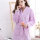 Flannel nightgown nữ mùa đông dày san hô áo choàng lông áo choàng tắm phụ nữ đồ ngủ kích thước lớn mùa thu và mùa đông áo choàng dài đoạn