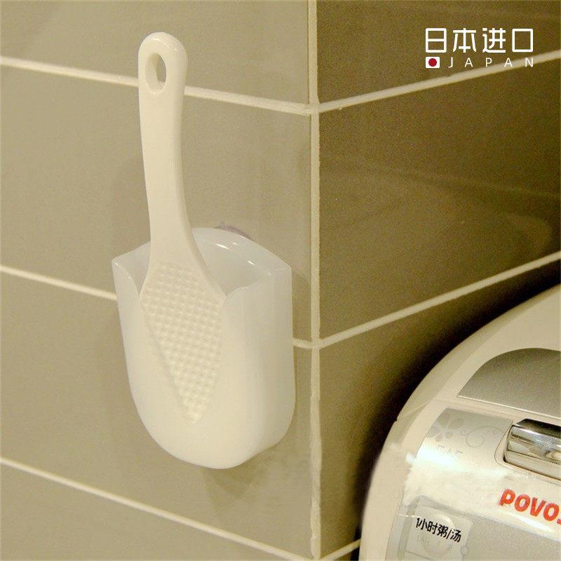 Imported rice spoon storage rack storage shelf suction cup rice cooker rice spoon holder rice spoon non-stick rice spoon storage box
