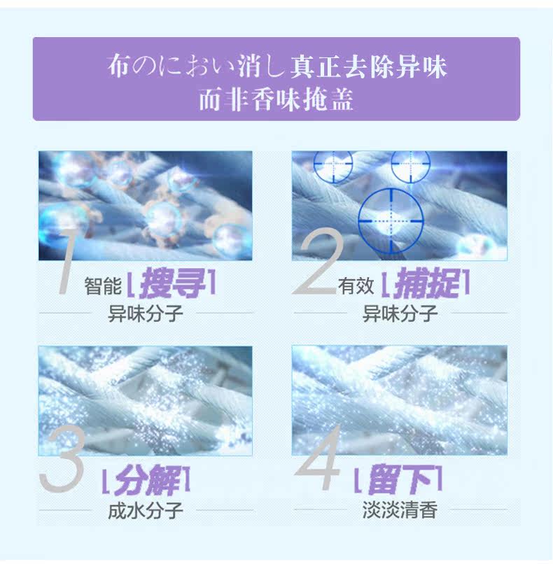 日本进口 衣物鞋子清香剂空气清新剂 图3