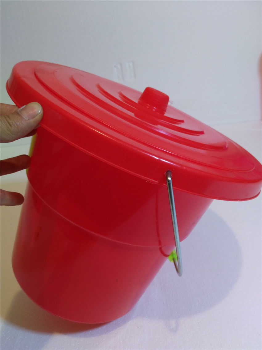 [USD 11.88] Water buckets with lid barrel plastic bucket toilet