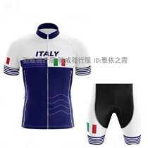 Summer mountain bike outdoor riding clothes breathable and comfortable mens short sleeve suit bicycle shirt strap set