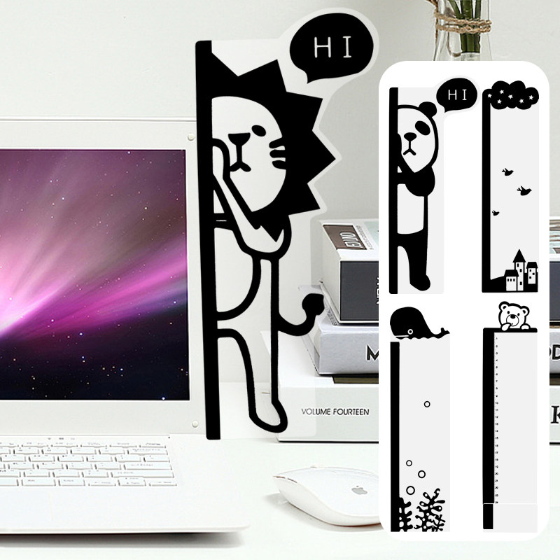 Screen display sidebar Message Board Transparent computer Convenience Stick-to-board Convenience Stickler Sticker Korean stationery