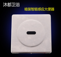 Automatic induction toilet squat flush valve flush - in - mounted into wall - sensing sanitary