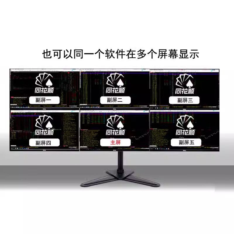 Asus's New One-To-Four Multi-Screen I7 Professional Multi-Screen Trading Computer Host I9 Dedicated Six-Screen One-Machine Multi-Screen Stock Market Monitoring and Trading Desktop Assembly Computer for Traders and Futures Traders