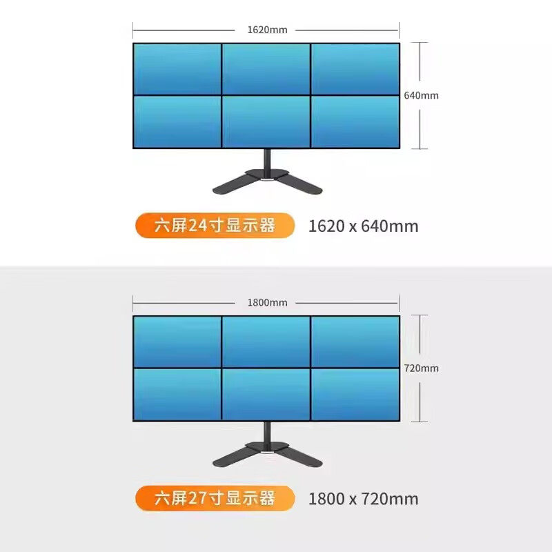Asus Multi-Screen Host Computer for Stock and Futures Trading, One Machine with Six Screens or Eight Screens, a Trading Tool for Financial Market Analysis, Desktop Computer Host