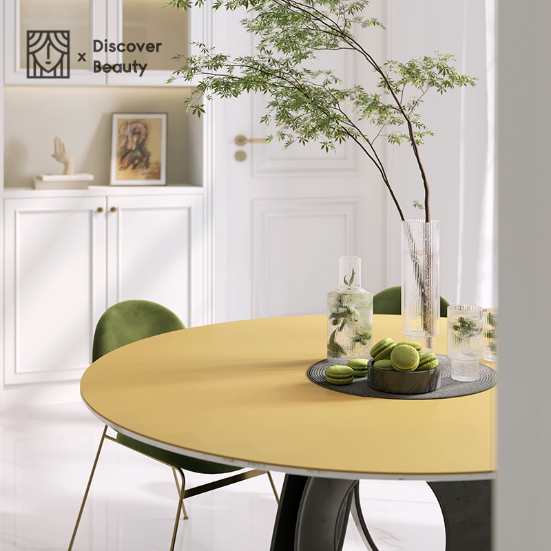 Santhy County main table cushion table cloth waterproof and oil free of washing table cloth table cloth anti-scalding table cloth tea table Desktop cushion