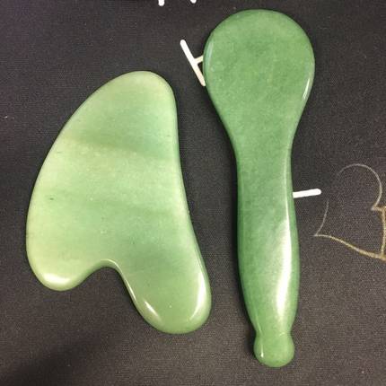 天然玉石拨筋棒面部美容拍面棒拨筋板刮痧棒面