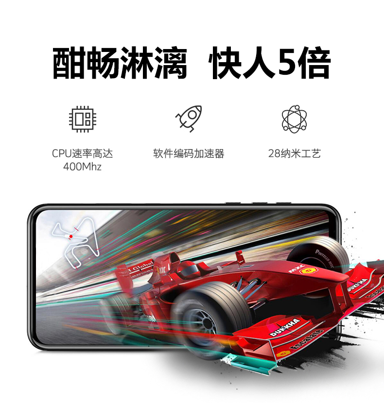 máy chiếu optoma Mahdi Bluetooth mp3 chất lượng âm thanh không mất dữ liệu MP4 toàn màn hình P3 Walkman tiểu thuyết màn hình cảm ứng mp5 trình phát video - Trình phát TV thông minh cục phát wifi fpt