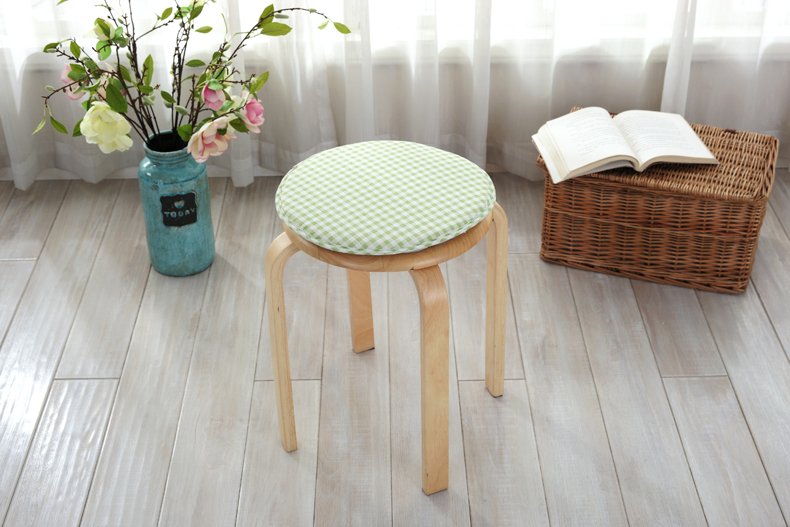 Mùa đông dày xốp tròn ghế pad bốn mùa trẻ em phân đệm ghế tròn đệm phân - Ghế đệm / đệm Sofa nhung mau dem ghe dep