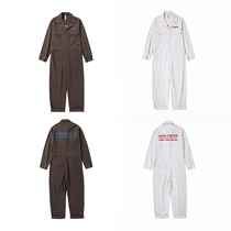 TRIPPY 秋冬棉麻混纺 锁链刺绣 复古连体衣工装制服 男女同款