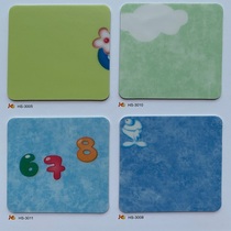 Huasu Shenzhou No. 3 kitten fishing cartoon PVC floor non-slip waterproof fireproof environmental protection elastic plastic floor