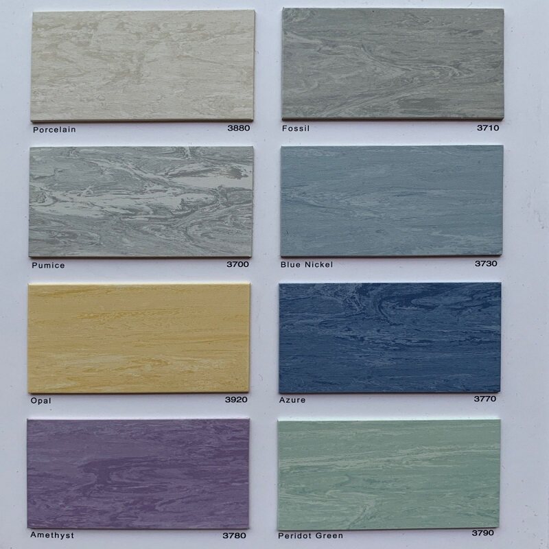 British Polyflor New Jiagu single-layer homogeneous permeable plastic floor Polyflor New Jiagu permeable PVC floor