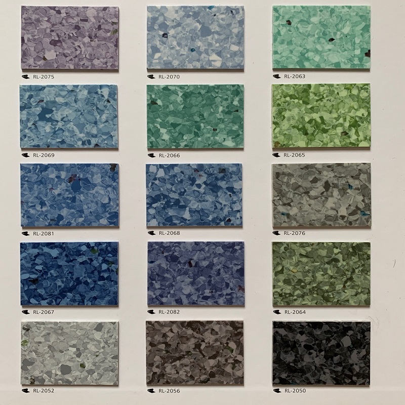 Ruililong Yakang Yazhi Homogeneous Transparent PVC Plastic Flooring Environmentally Friendly Wear-Resistant Flooring Hospital Flooring