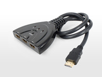 TV is connected to the computer set-top box at the same time HDMI one point three one change two-port line three-in-one-out splitter