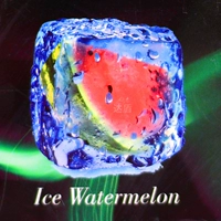 Зеленый ледяной арбуз 1 кг