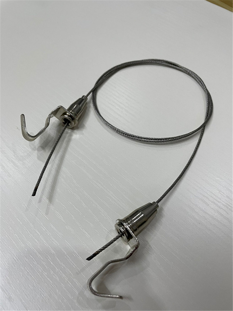 Length hook adjustable hanging picture track stainless steel hanging picture device track hanging picture hook accessories steel wire hanging picture line