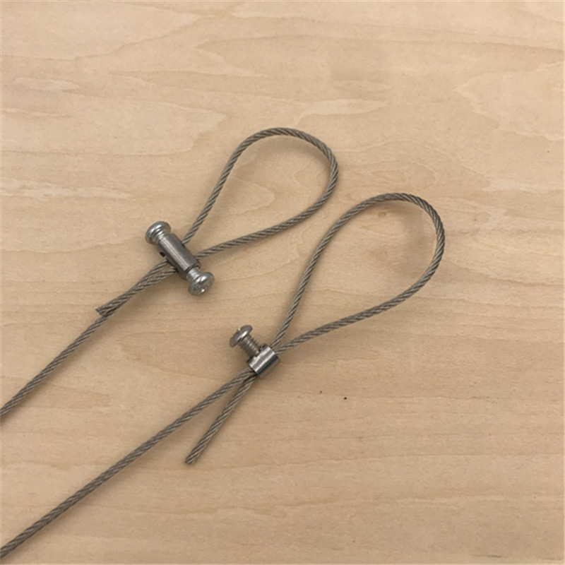 Thin wire buckle buckle fixed adjustable tightening lock wire lock wire card wire lock device lamp sling tightening