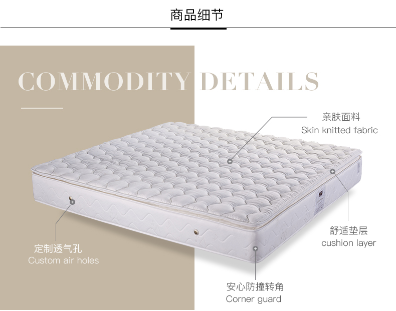 vàng Mỹ có thể là con nữ nệm lò xo tùy chỉnh thiết kế Simmons 1.51.8 mét Intercontinental Hotel Diamond - Nệm đệm ngủ