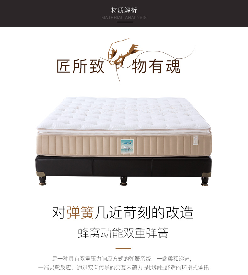 Vàng có thể trẻ em di chuyển qua latex nệm lò xo Dubai Kempinski Hotel đoạn 1.5m1.8 mét Graydon - Nệm đệm foam