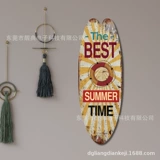 Summer Beach Marine Theme Casual Декоративная доска для серфинга дерево бренд Бар Бар Домашняя стена ретро -декоративные деревянные знаки