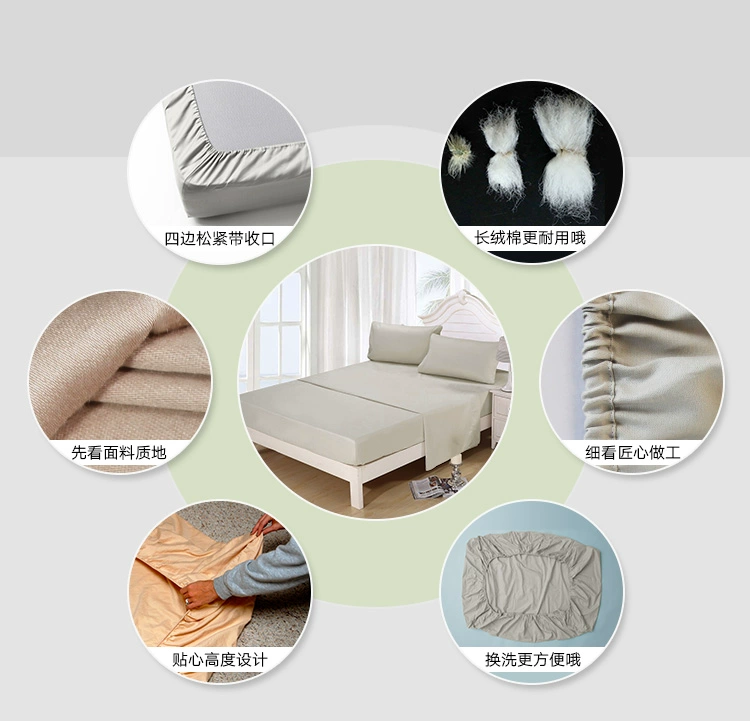 Tinh khiết bông 60 bông satin bedspread Simmons nệm bảo vệ mảnh duy nhất của bông tấm được trang bị miễn phí vận chuyển - Trang bị Covers Ga chun chần Everon