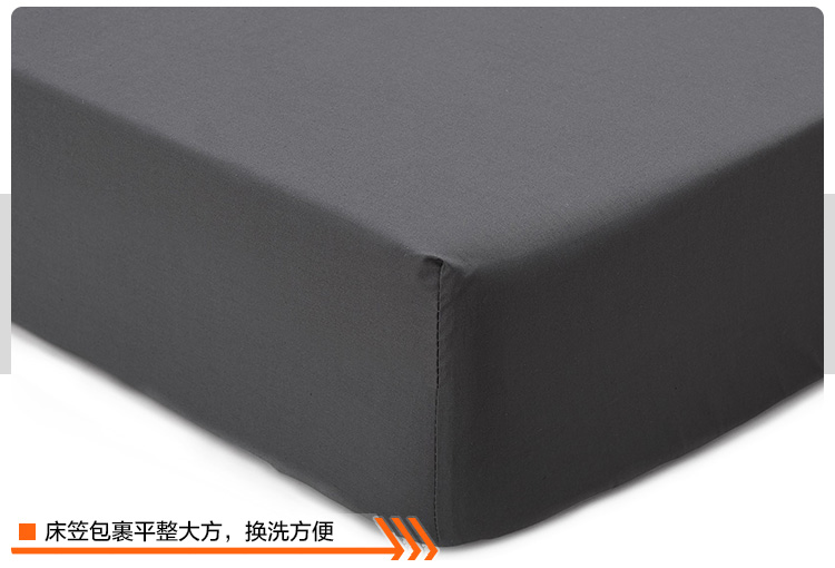 瑕疵 瑕疵 Tự sử dụng vải cotton satin bốn mặt đàn hồi 笠 60/100 tấm trải giường màu đặc Ga chun chần Everon