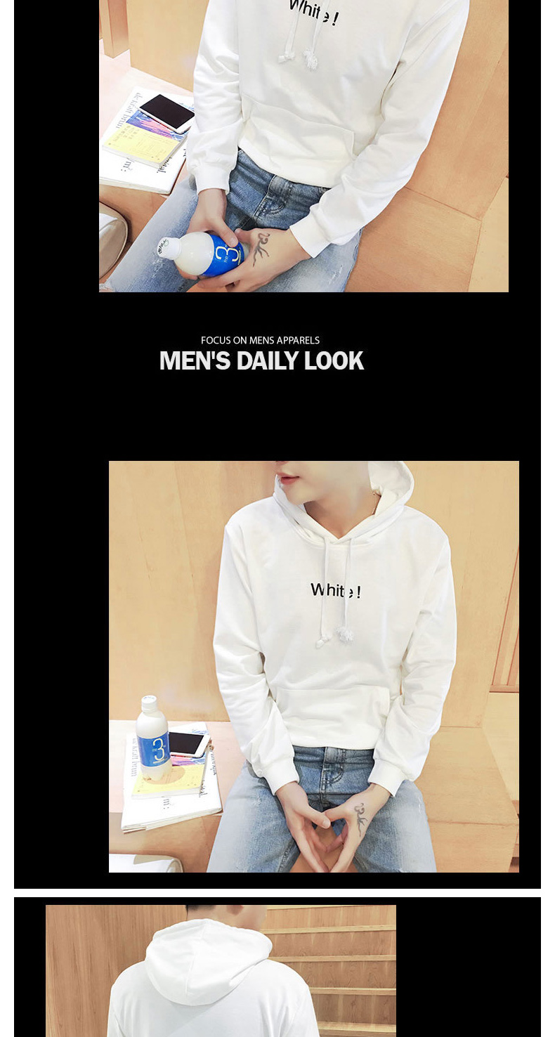 Tay áo cộng với áo len nhung nam sinh viên Hàn Quốc phiên bản Hàn Quốc xu hướng mặc áo sơ mi trắng hoodie dày quần áo nam áo hoodie dây kéo