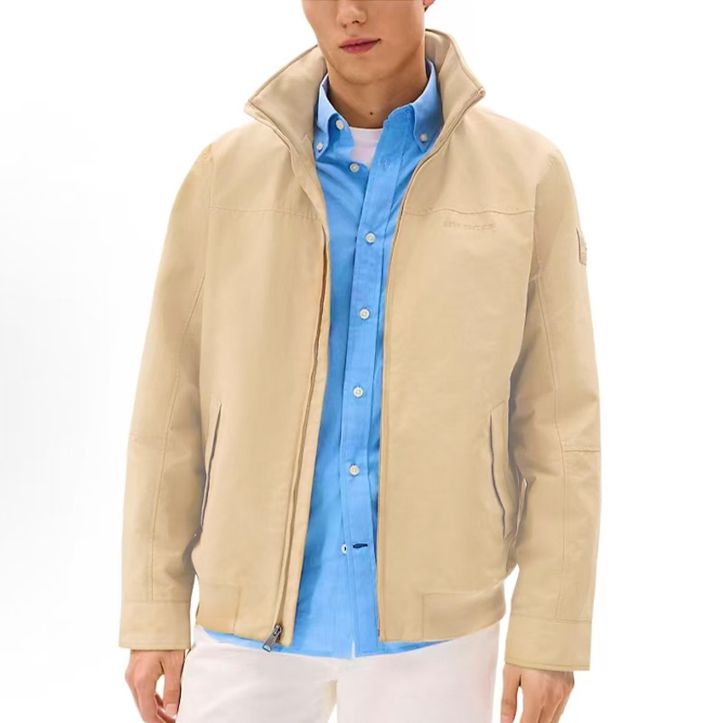 Tommy Hilfiger Windproof and Waterproof Loose Stand-Up Collar Jacket Men's 78J8377-100 Tommy Hilfiger Windproof and Waterproof Loose Stand-Up Collar Jacket Men's 78J8377-100