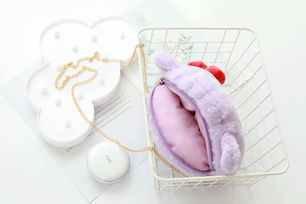 [1 gói] trái tim cô gái ~ Melody tai chó lớn thay đổi chuỗi mèo nhỏ ba lô Messenger Túi mềm em gái túi điện thoại di động - Túi điện thoại túi đựng điện thoại nam