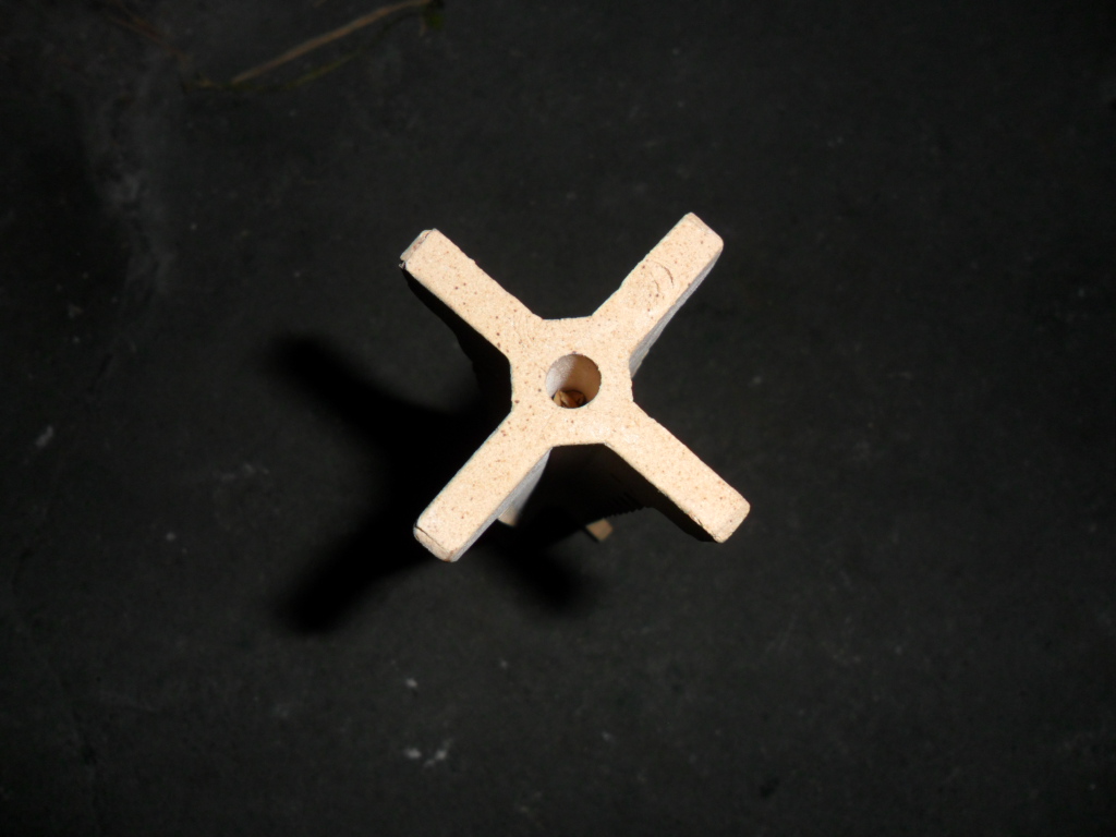 The heating core of the ceramic alveolus