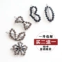 Mua hai tặng một hợp kim miễn phí ếch kim cương clip clip kẹp tóc kẹp tóc kẹp tóc phụ kiện mùa xuân clip bên clip đầu M2032 - Phụ kiện tóc kẹp tóc con bướm