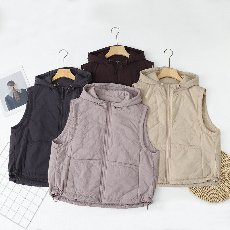 Coat Companion! Two-Way Wear, Lightweight, Windproof, Layering, Warm, Slimming, Hooded Cotton Vest, Versatile, Autumn and Winter Casual 89738 Coat Companion! Two-Way Wear, Lightweight, Windproof, Layering, Warm, Slimming, Hooded Cotton Vest, Versatile, Autumn and Winter Casual 89738