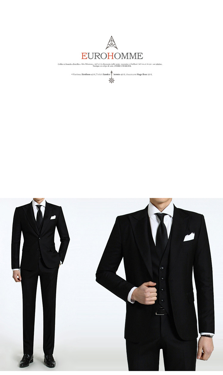 Costume homme en laine pour printemps - Ref 1556869 Image 27