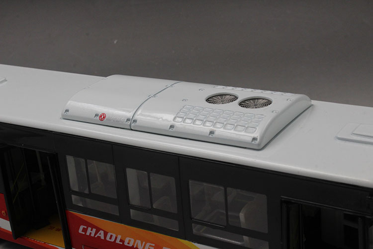 Gốc 1:42 Dongfeng Chaolong Bus Nhóm Xe Buýt Điện Hợp Kim Mô Phỏng Xe Mô Hình Tĩnh Mô Hình xe hơi mô hình