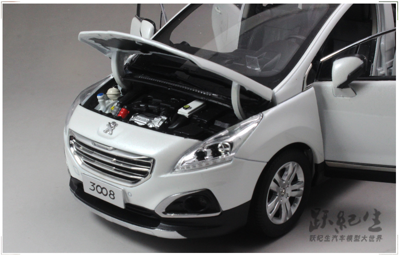 Nhà máy hợp kim nguyên bản 1:18 Peugeot 3008 2016 mẫu xe SUV off-road xe tĩnh mô hình trang trí xe đồ chơi cho bé 4 tuổi